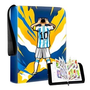 Soccer Themed Spots Card Holder New